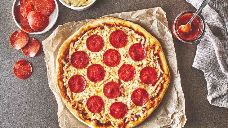 Dîner pizza