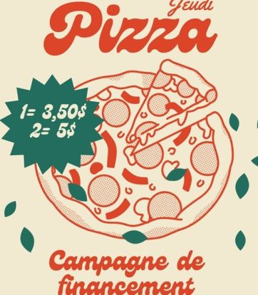 Jeudi pizza, Campagne de financement