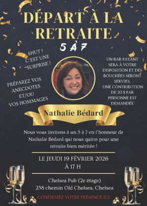 5 à 7-Départ à la retraite de Nathalie