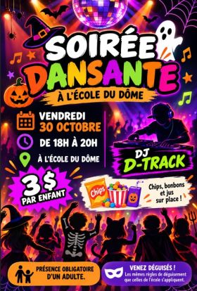 Soirée dansante à l'École du Dôme