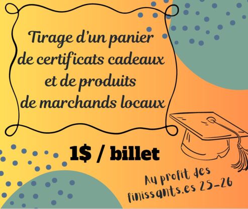 Levée de fonds pour les finissants 25-26