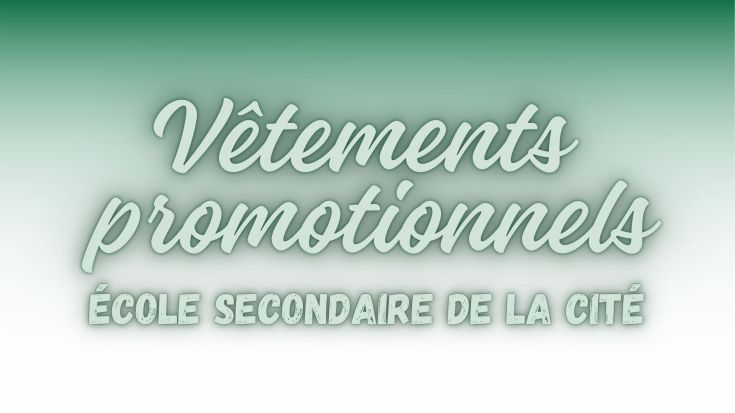 Vente de vêtements de l'école