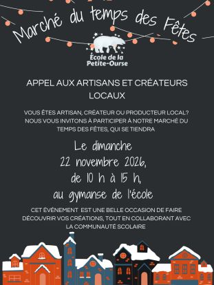 Marché du temps des fêtes